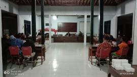 Rapat Pembentukan Panitia Pengisian Perangkat Desa Dadapayu 2019